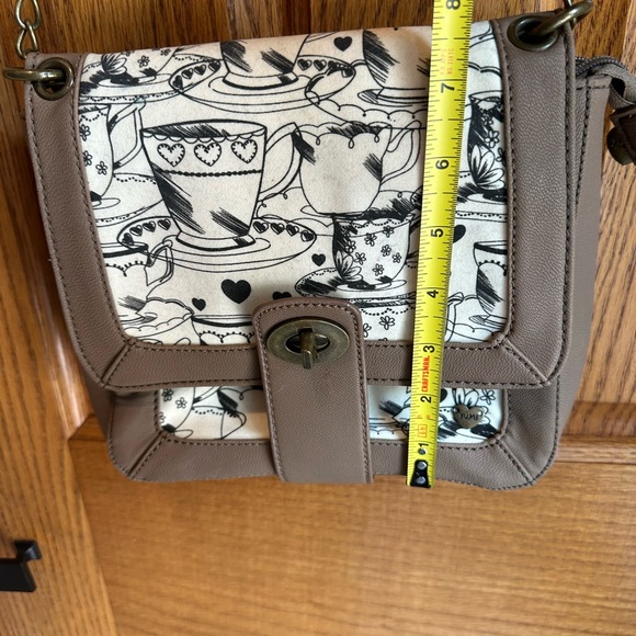 Yumi Purse Chain Strap Tea Cup Coffee Mug Bag Shoulder Crossbody - Picture 6 of 15